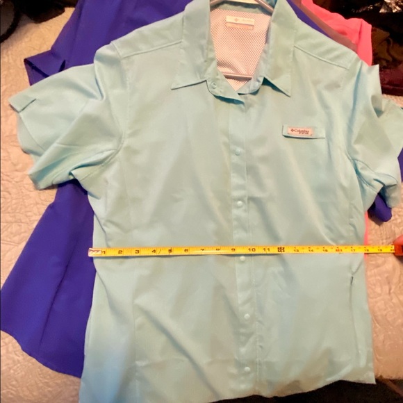 Columbia PFG Light Blue Women’s T-Shirt L -SOLD - Picture 12 of 13